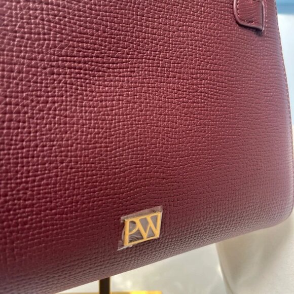 Parisa Wang Madison top handle bag in burgundy. Arrived a few weeks ago - Picture 10 of 15